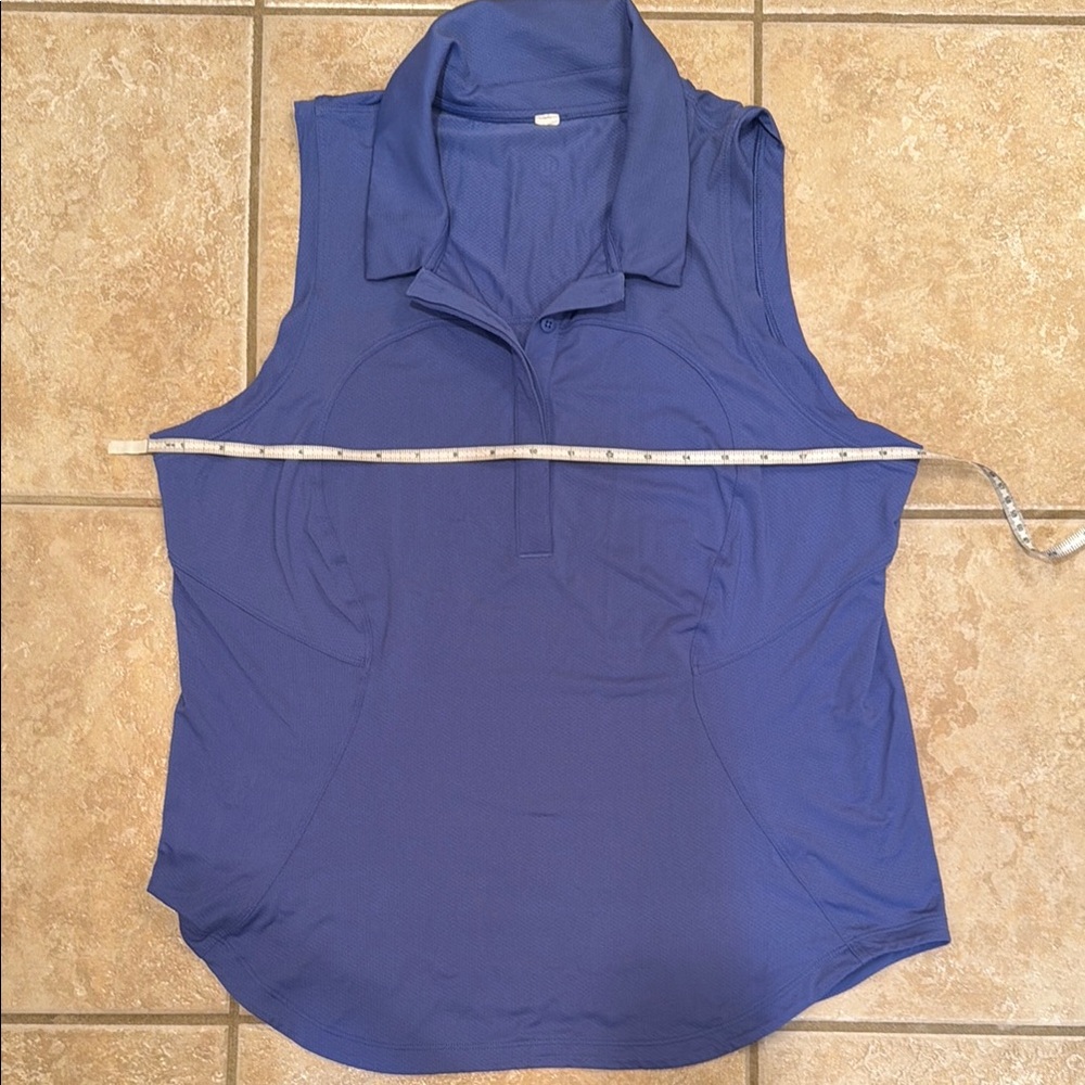 lululemon athletica Sleeveless Polo Tank in Periwinkle